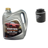 Aceite 5w40 100% Sintetico Y Filtro Volkswagen Vento 1.6 Gas
