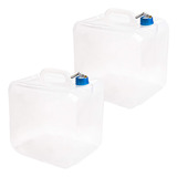 Recipientes De Agua Plegables 20 Litros Con Grifo Sin Bpa Pa