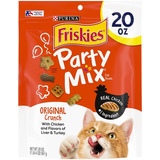 Purina Friskies Party Mix Golosina Gatos Origina Crunch 567g
