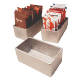 Caja Portasobres Aderezos.azucar.sal.edulco Aluminio 