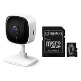 Camara Tp-link Tapo C100 + Memoria Kingston Microsd 64gb