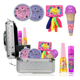 Maleta Kit Maquiagem Infantil Rubys Completa Teen Gloss Esm