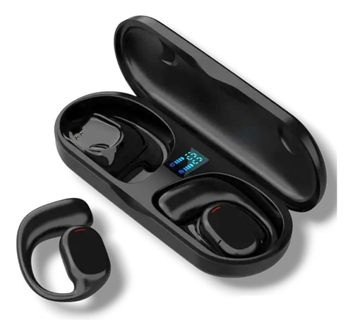 Fone De Ouvido Externo Bluetooth Esportivo Microfone Touch Cor Preto