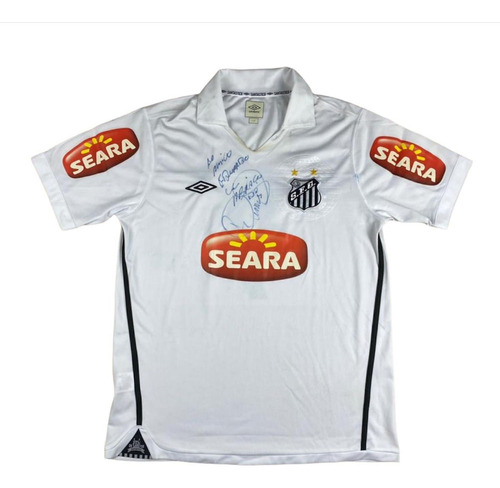 Camisa De Futebol Santos 2010 Home #9 De Jogo Tam: G