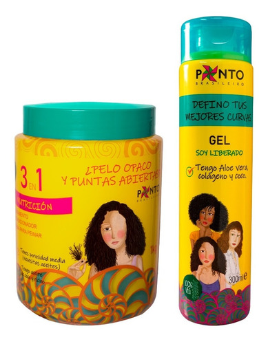 Kit Ponto Gel Crespo + 1 Tratam - g a $29