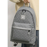 Mochila Jordan Monogram Original Con Etiquetas Gris Plata