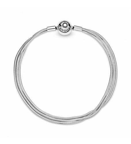 Brazalete Original De Pandora Multiples Cadenas De Serpiente