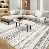 Area Rug Living Room Rugs - 5x7 Lavable Large Soft Neutral B