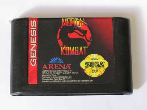 Id 55 Mortal Kombat  Original Mega Drive Sega Genesis