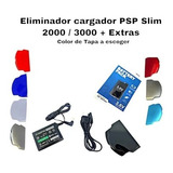 Cargador Eliminador + Tapa De Psp 2000 / 3000 + Extra