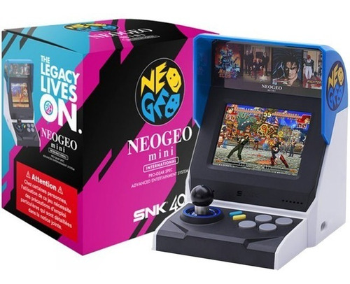 Consola Neo Geo Mini Internacional Snk 40 Aniversario Nueva