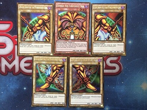 Konami Yugioh Exodia El Prohibido Tarjeta Del Sistema Comple