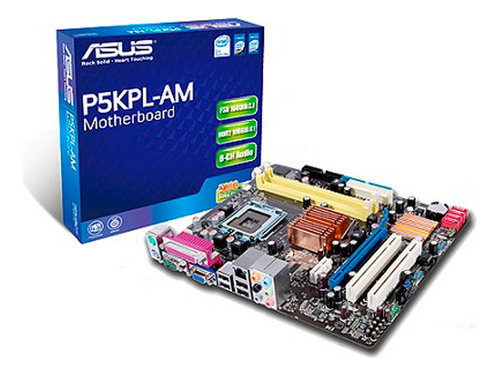 Placa Mãe Asus P5kpl-am 775 Ddr2 Nova Na Caixa