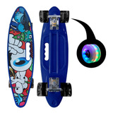 Skate Penny Cruiser Patineta Full Color Ruedas Led Niños