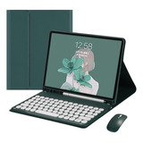 Funda Con Teclado Yeehi /para iPad Mini 6 / Dark Green