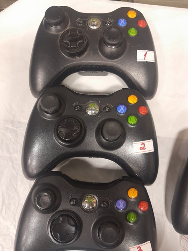 Controle Original Xbox 360 Microsoft S/ Fio Funcionando Tudo