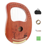 Rayzm Lyre Harp, Instrumento De Lira De Caoba De Madera Maci