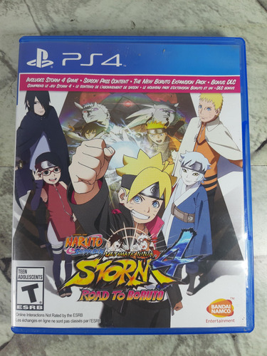 Juego Naruto Ninja Storm Road To Boruto Ps4 Usado