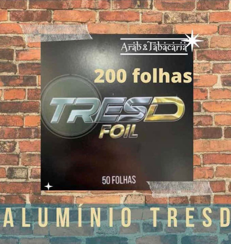 Kit 200 Folhas Papel Alumínio Para Narguile Tresd Promoção!