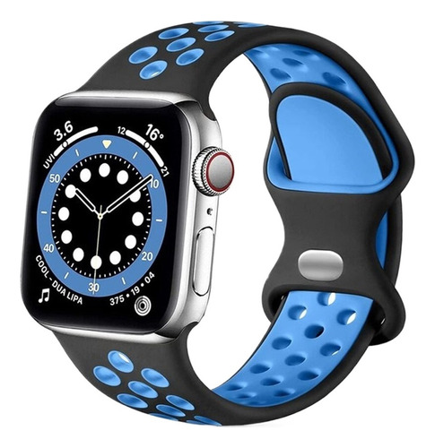 Correa Deportiva For Apple Watch Banda De Silicona Transpi