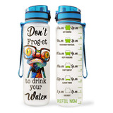64hydro Botella De Agua Motivacional De 32 Onzas De 1 Litro.