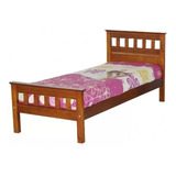 Cama Quality 1 Plaza Miel/cedro - Caba Y Gba!