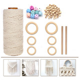 Macrame Cotton Weaving Herramientas Del Kit De Bricolaje