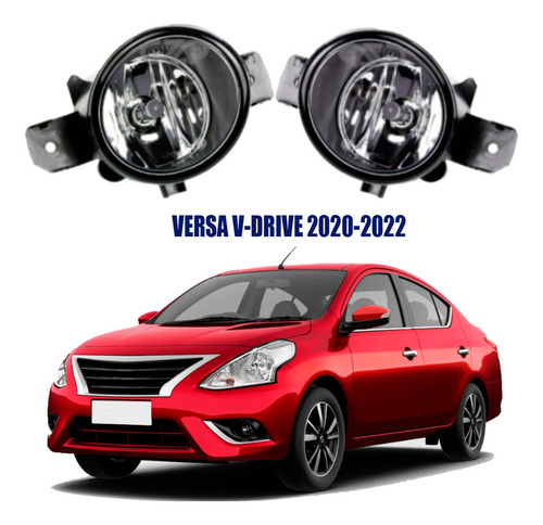 Par Faro Niebla Nissan Versa Drive Del 2020 Al 2022