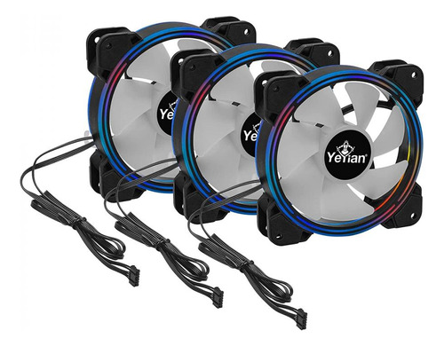 Ventilador Yeyian Typhoon Lii Master Argb Led, 120mm 1300rpm