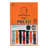 Relógio Inteligente Smartwatch 9 S100 Ultra 7 Sete Pulseiras