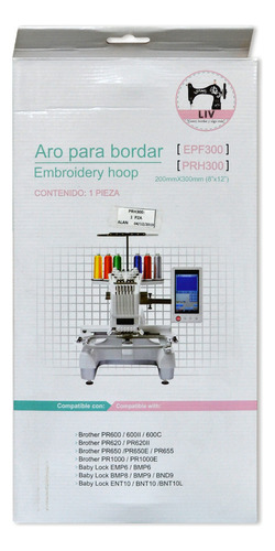 Aro Extra Grande Para Bordadora Brother Pr600ll