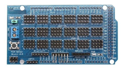 Sensor Shield V2 Arduino Mega2560 Ch340 Ptec