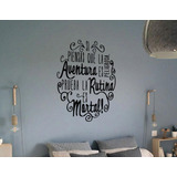 Vinil Decorativo Para Pared Frases Letras Si Piensas Que