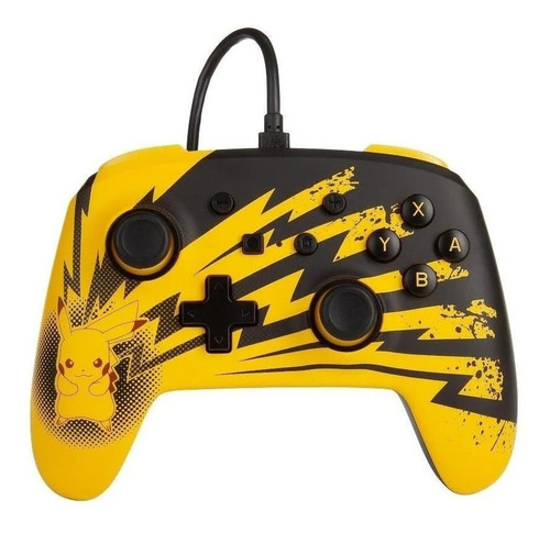 Controle Com Fio Nintendo Switch Pikachu Lightning Pokemon