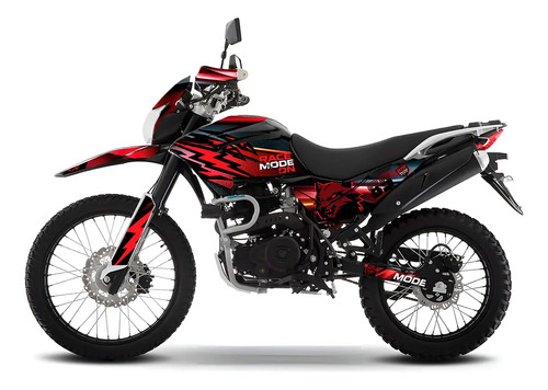 Kit De Calcas Btr Race Mode On Moto 125\u002F150\u002F200\u002F250\u002F300 Cc | Meses sin interés