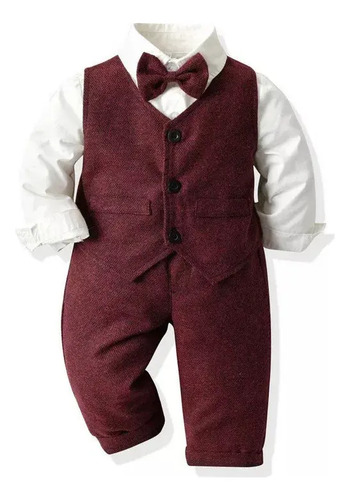 Camisa, Chaleco, Pantalón Y Traje Para Niños