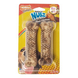 Pack Huesos Para Perro Snack Nubz Chicken Comestibles Color Cafe