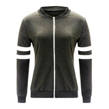 Chamarra Sudadera De Mujer Tela Stretch Deportiva 6202