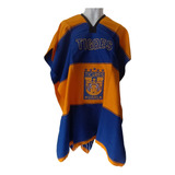 Poncho Jorongo Gabán Sarape Fútbol Soccer: Tigres