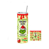 Termo Cafe Skinny Tumbler 20 Oz El Grinch Modelos Varios