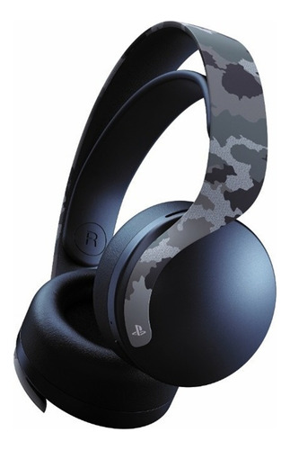 Headset Sem Fio Pulse 3d Gray Camouflage Ps5