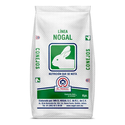 Alimento Conejos Pellets 5kg 15% Proteína Conejina Nogal | MercadoLibre