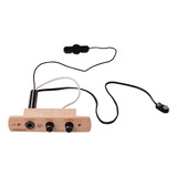 Tambor De Micrófono Pickup Control Box Sound Cajon De 6,35 M