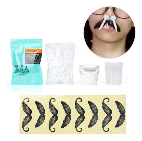 Kit De Cera Para Depilación Nasal, Vello Nasal Para Cejas, I