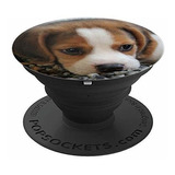 Agarre Plegable Para Telefono Celular Para Cachorros Beagle