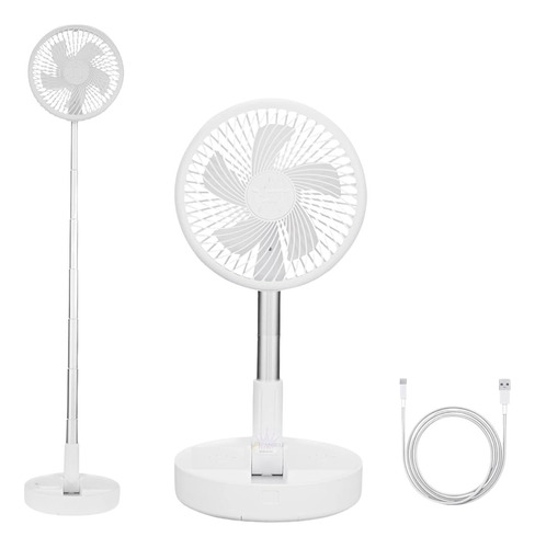 Ventilador De Mesa Portátil Usb Recargable Verano