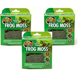 Zoo Med Frog Moss, 80 Pulgadas Cúbicas Cada (3 Pack).