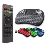 Controle Remoto+teclado Compatível Smart Wireless Tv Box 4k