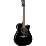 Guitarra Yamaha Electroacustica Folk Fx 370c Bl Cuot