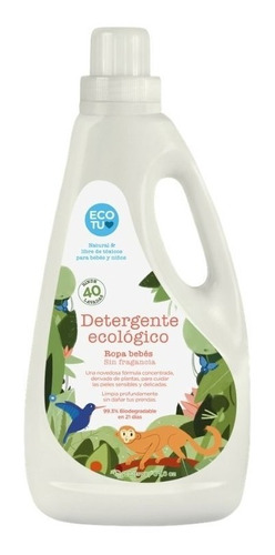 Detergente Ecológico Ropa Bebés 2 Lit - kg a $49900